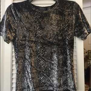 Dana Buchman velvet snake print size petite